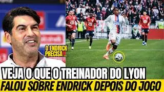🚨 NOSSA! VEJA O QUE O PAULO FONSECA FALOU DE ENDRICK APÓS MAIS UMA VITÓRIA NA LIGUE 1!