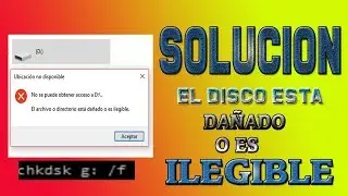 Recuperar Disco Duro Externo💻👌El archivo esta Da&ntilde;ado o es ilegible👀SOLUCI&Oacute;N sin programas✔