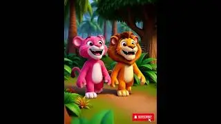 Pink panther lion ki story || pink panther lion story for kids ||#youtubeshorts #cuteanimal #viral