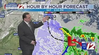 WPRI 12 Weather Forecast for 2/5/26:  Quiet today; snow, wind and cold for the weekend