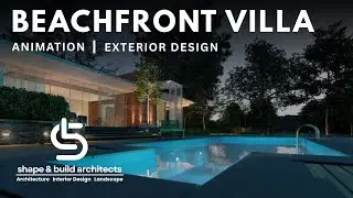 Touring a Beachfront Villa on the coast side | Modern Villa Exterior Design + Swimming Pool + Deck