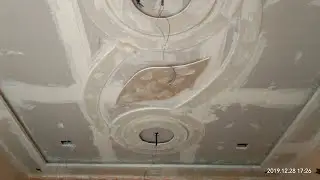 New pop ceiling design without colour! Complete work in kandivali