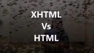 XHTML Vs HTML