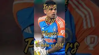 Top 5 Best players in india vs UAE||#trending #viral #cricket