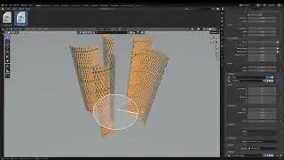 Blender Geometry Nodes custom parametric Facade System & Array tool Demo