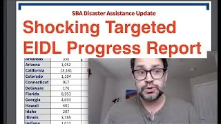 Shocking Targeted EIDL Grant Progress Data from SBA