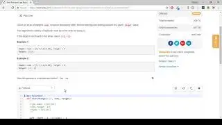 LeetCode | 34 Find First and Last Position of Element in Sorted Array | Python3 | Explanation