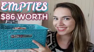 September Beauty Empties || Products I've Used Up + Makeup Declutter