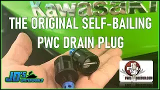 The Original Self Bailing Drain Plug - Versiplug by ​⁠PWC Doctor - Made in the USA