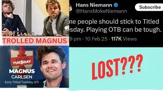 ♟️ Magnus Loses to Keymer, Then DESTROYS Title Tuesday &ndash; Hans Niemann Reacts!♟️