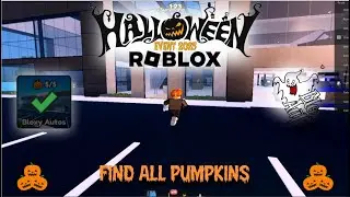 [🎃EVENT] Semua Lokasi Pumpkin di Bloxy Autos | Disaster Island Survival🏝️ Halloween 2025 Roblox 🎃