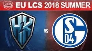 EU LCS 2018 Summer Split Tiebreaker | S04 vs VIT - Team Vitality vs. FC Schalke 04