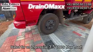 DrainOMaxx Modular Trench Drain System - AtomTech by Usha Rubbers| Introduction and Key Features