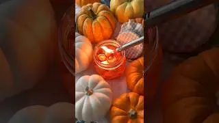 Halloween Candle 💝 #candlemaking #candlecraft