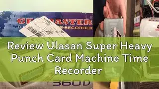 Review Ulasan Super Heavy Punch Card Machine Time Recorder