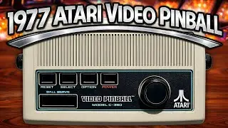 Видеопинбол ATARI 1977 | СЕМЬ игр в пинбол и игры с джойстиком на ОДНОЙ консоли!