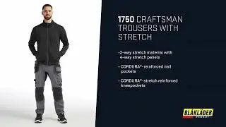 Bl&aring;kl&auml;der 1750 trousers with stretch | Screwfix