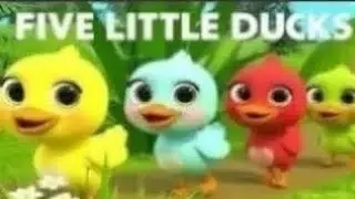 Counting Ducklings Song 🦆 | Learn Numbers 1-5 for Kids | Preschool Counting & Colors 🌈