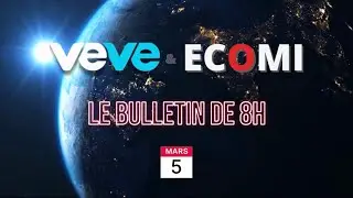 Veve & Ecomi - Le 8h du 05/03/24 (Nouvelles Bitforex, Bitcoin, Musique, chiffres, Black Panther)