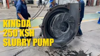 Kingda 250 KSH Slurry Pump for Mining, TBM - High Quality Lining, Impeller