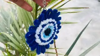 Evil eye key chain tutorial