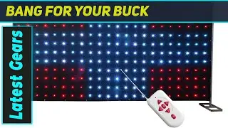 ReviewAmazing LED Vision Curtain P18 2x4M for DJs & Stages