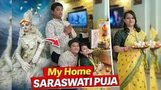 Saraswati Puja at Home | Bengali Home Puja Vlog 2026 @RajnitaSen006 