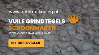Grindtegels schoonmaken - Vuile tegels schoonmaken - Video