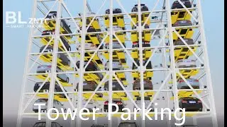 Seven Floor Vertical Lifting Tower 3D Animation Presentation