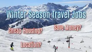 WINTER SEASON JOBS - Guide to Working the Winter Season #traveljobs #seasonalwork #savemoneytravel