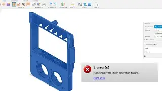 FIX Stitch operation failure | Fusion 360