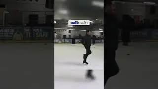 You enter a camel spin like this...