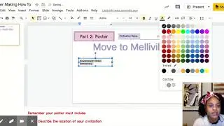 Poster Making How To - Google Slides