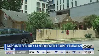 Mosques, city leaders hold press conference after vandals spray paint Star of David on buildings