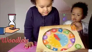 Unboxing Woodlets tell the time clock
