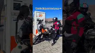 World&rsquo;s Highest Petrol pump🇮🇳 #yuvasush #automobile #ytshortsindia #petrol #world