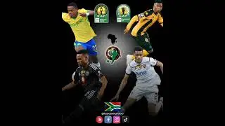 South African teams that will be playing in continental CAF competitions #cafcl #cafcc #kaizerchiefs