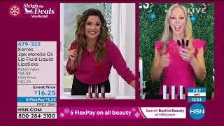 Korres 3pack Morello Oil Lip Fluid Liquid Lipsticks