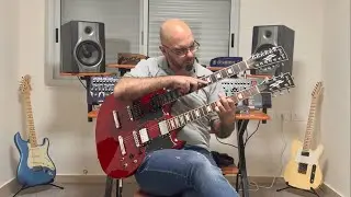 Harley Benton Double Neck Guitar