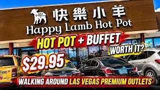 AYCE Hot Pot Plus Buffet, $29.95. Стоит ли оно того? Прогулка по аутлетам премиум-класса в Лас-Ве...