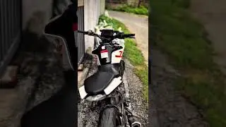 ktm Duke white colour modified
