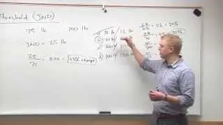 2015 MCAT Psychology (4) - Weber's Law example
