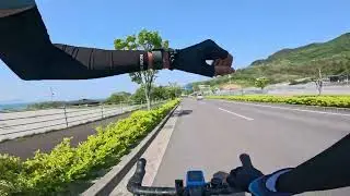 Shikoku Cycling Day 1: Matsuyama to Higashikagawa | Ehime to Kagawa | GoPro PoV