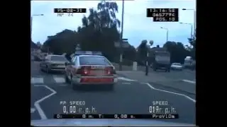 Police Chase In London, England, August 31, 1995