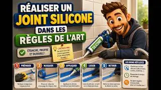 Réaliser un joint silicone dans les règles de l'art