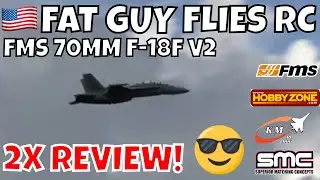 Обзор FMS 70MM F-18F V2 2X от FGFRC #rcjets #aviation #rc #aircraft