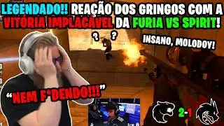 [legendado!!] 🔥🔥 REA&Ccedil;&Atilde;O DOS GRINGOS COM A VIT&Oacute;RIA INCR&Iacute;VEL DA FURIA EM CIMA DA SPIRIT DO DONK!!