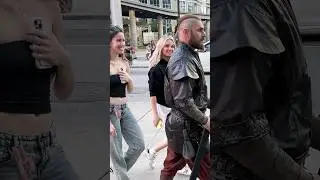 Ragnar Lothbrok Walking in Public #foryou #fashion #series #viking #ragnar #movie #vikingworld