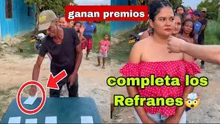✅🤯completa los refranes y gana premios🎁🥳