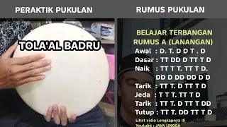 Belajar Rumus Terbangan Hadroh Tolaal Badru | Rumus A / Lanangan #hadroh #rumushadroh #belajarhadroh